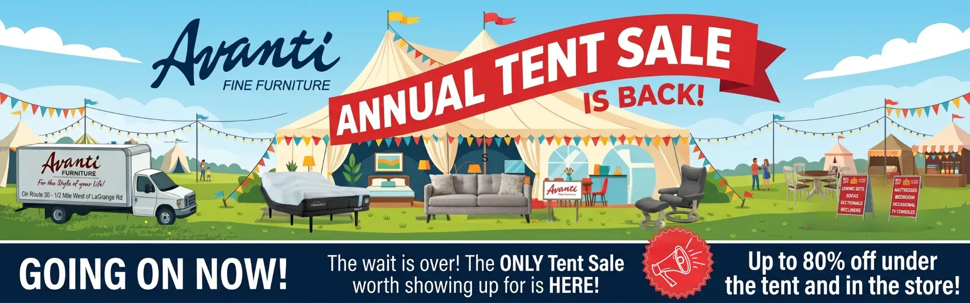 Annual Tent Sale is Back!